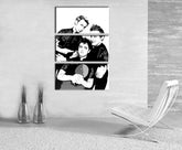 Ročno poslikana umetniška slika POP Art Green Day 3 kosi gd | različne velikosti